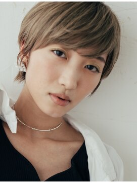 プランツ ヘアサロン(Plants HAIR SALON by GEORGE) さらっとなびくオシャレショート　ベージュ系ショコラベージュ