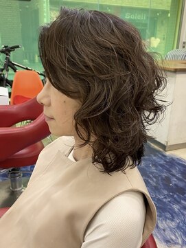 スパングル spangle ナチュラルでカッコよかわいいイケてるウェーブヘア