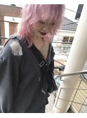 ayato/グレージュカラー/ボブウルフ/黒髪/ココアベージュ/パーマ