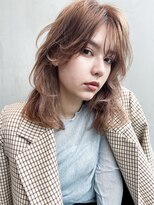 アイティーバイアルバム 下北沢店(IT by ALBUM)&nbsp;ミディアムレイヤー_グレージュカラーボブウルフ_8820