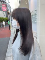 ルイス(L'wis)&nbsp;こういう事ですよ！暗髪でもトリートメントでしっかりケア！