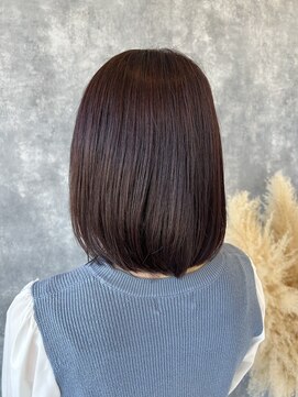 ヘアアンドメイク ムーア(Muuua) ピンクブラウン