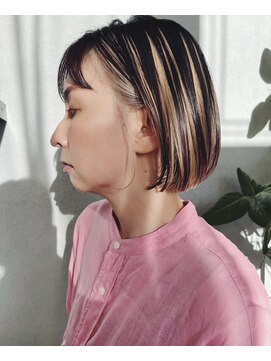 ガネーシャ(ganesya) ミニボブ×デザインカラー