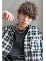 ハバナ 渋谷(HAVANA)&nbsp;束感モテる/ツーブロック/無造作パーマ/メンズマッシュウルフ