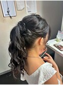 【ヘアセット】 モテふわポニー 茅ヶ崎ヘアセット
