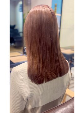 リベルテ(LIBERTE) Liberte銀座 オトナロングボブ×ピンクベージュ