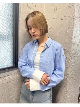 タロ(TALO) 【TALO】ぷつっとラインの出るボブ