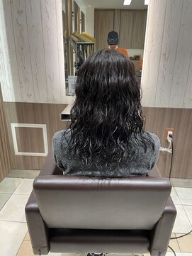アース 天満橋店(HAIR & MAKE EARTH) 大人可愛い♪ロングウルフデジタルパーマ