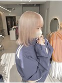 メルティカラー/マロンベージュ/ホワイトブロンド/ブリーチ