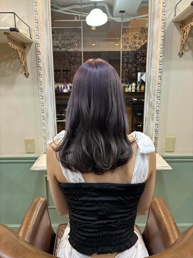 アズーア ヘアーアンドスパ(azure hair&spa) ラベンダーアッシュ/ブリーチ2回～/横浜/ハイトーン