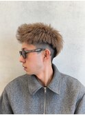 ジェットモヒカン×ミルクティーベージュ