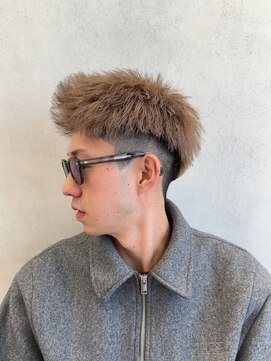 ルースト 西院店(ROOST) ジェットモヒカン×ミルクティーベージュ