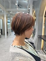 ロンドエニカ 大宮(Lond enika) ミニウルフレイヤーカット顔周りカット前髪カットショート/大宮