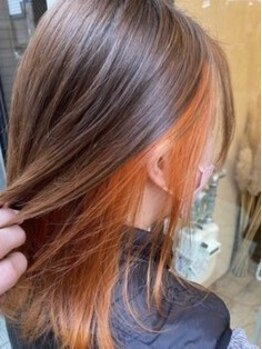 アメリ ココロ 南森町店(Ameri cocoro.)の写真/【学割U24あり◎】インナー・イヤリングカラーもお任せください♪夏を楽しむ＆目立つ！似合わせカラーを*