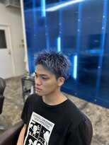 アンサー 千葉中央(UNSER prod by THE DAY)&nbsp;ブルーシルバースパイキーショート