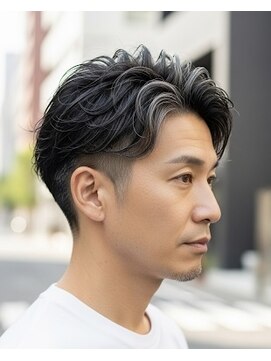 バース 梅田中崎町店(BIRTH) シルバーカラー白髪ぼかしカラー