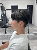 毛流れセンターパート