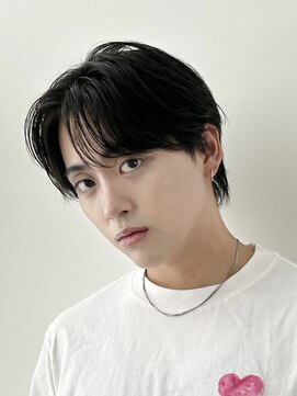 ロンドオム 池袋(Lond Homme) men's/メンズ/ダウンパーマ/黒染め/韓国/ブルーブラック/池袋