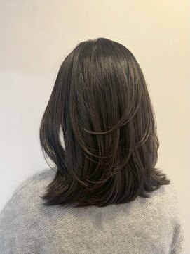 ムード(MOOD,) 暗めカラー/グランマッシュ[レイヤーカット/髪質改善/銀座]