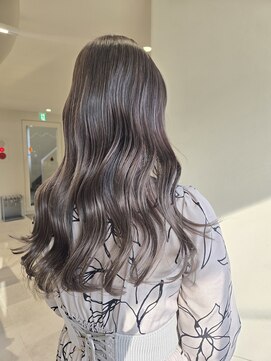 キーン 立川店(keen) 【keen×miho 】　ブリーチありグレージュ