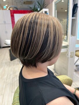 ビス フルール 日暮里店(Vis fleur) ショートスタイル/アンブレラカラー/ベージュカラー