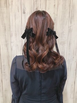 ジェイエルビー(JLB) 韓国風ハーフアップ