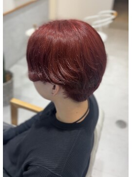 レンジヘアー(lange hair) ワインレッド【鈴鹿/四日市/津/ストレート/ブリーチなし】