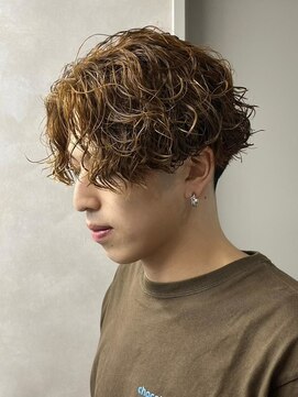 エルマーク 松山(L-MARK) センターパート/波巻きパーマ/スパイラルパーマ/men's