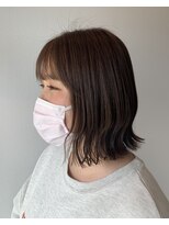 アイズム モア 名古屋伏見(I’sm more)&nbsp;ブラウンカラー/切りっぱなしボブ