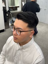 グルーマーズトウキョウ(GROOMER/S TOKYO) 刈り上げパートスタイル/スペインカール/メンズ/フェードカット