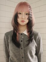 クペウヘイヴン(cope'u HAVEN)&nbsp;原宿/ウルフカット レイヤー デザインカラー ルーツカラー