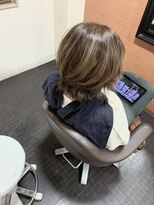 ヘアーサロン デペント(HAIR SALON Depend)&nbsp;ペールベージュのフレーミングカラー