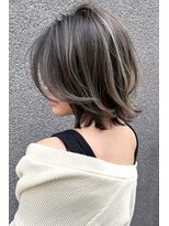 トルネード(TORNADO)&nbsp;外国人風レイヤー外ハネボブハイライトグレージュ　n10.24