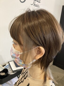 レポヘアー(Repos hair) 20代30代40代大人可愛い小顔前下がりショートウルフ