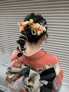 トータルビューティ ジェム バイ ヘアタイム(TOTAL BEAUTY gem by HAIR TIME) 卒業式セット 編みおろし