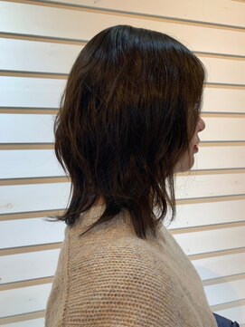 ラコスタ(LaCosTa) ニュアンスミディアム×ナチュラルブラウン30代40代