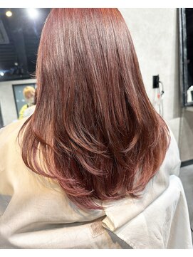 キッススワン(KISS SWAN) たっぷりふわふわレイヤー淡ピンク