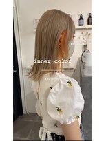 ヌーク(nuuk)&nbsp;インナーオレンジカラー［藤沢/ヘッドスパ/髪質改善］