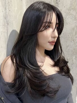 サイン 表参道(SIGN) ミルクティーベージュダブルカラーインナーカラーケアブリーチ