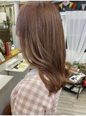 ブリーチ1回~ピンクベージュ/20代30代40代【miyabi】