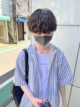 アイズ 海老名(AIZU) 波巻きパーマ 波巻きスパイラル マッシュ ウルフ 波巻きウルフ