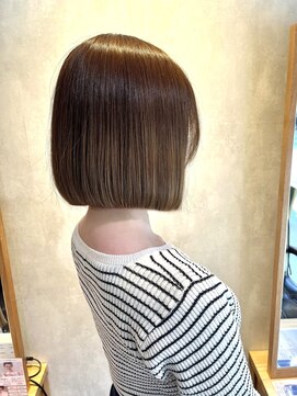 ベルプロッドバイアルター 千葉(bel. prod by aL-ter) ナチュラルボブ 前髪/アンブレラカラー/こなれミディ村田