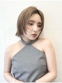 #黒髪#小顔#クラゲヘアー#オリーブグレー#ココアベージュ#美髪