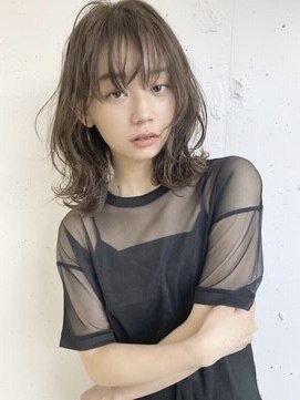 ダブルトーキョー シブヤ(W-TOKYO SHIBUYA) くびれミディ×ハイライトボブウルフ　ウルフカット