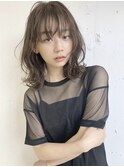 くびれミディ×ハイライトボブウルフ ウルフカット