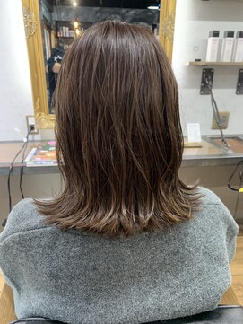 アークス(Arks) パープルベージュミディアムボブ♪