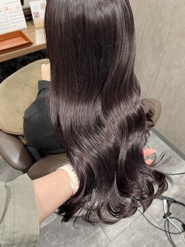 テラスヘア 新潟駅南(TERRACE hair) U24髪質改善艶カラー ラベピンク