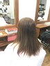 <<平日12-15時の予約限定>>カットブロー＋トリートメント￥6,390→5,800