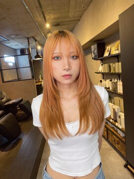 サニー 渋谷(SUNNY) バレイヤージュ、ハイライト、レイヤーロング、グレーベージュ