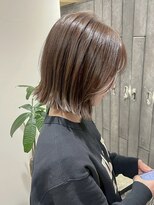 リュミエ ドゥ マッシュ(Lumier de mashu)&nbsp;明るめオリーブカラー/外ハネボブ